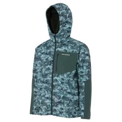 Grundens Bulkhead Tech Fleece Jacket -Grundens 20020 983 HoodUp 03