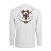 Grundens Tech Tee LS - Lobster Print