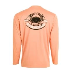 Grundens Tech Tee LS - Crab Print