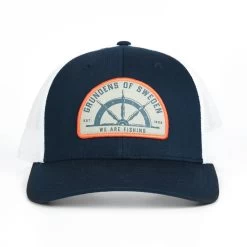 Grundens Ships Wheel FF Trucker Hat