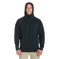 Grundens Dillingham Tech Hoodie -Grundens DillinghamTechHoodie Black ModelShot