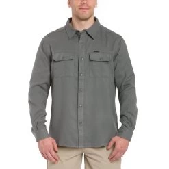 Grundens Cordova Flannel Shirt 20 Grundens Cordova Flannel Shirt -Grundens Model Cordova Charcoal