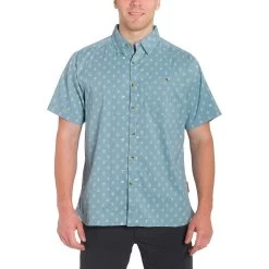 Grundens Platform Short Sleeve Shirt -Grundens PlatformShirt Surf Anchor 03