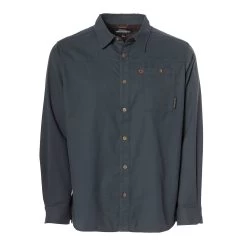 Grundens Steelhead Shirt LS -Grundens SteelheadFlannel DarkSlate 01