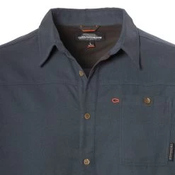 Grundens Steelhead Shirt LS -Grundens SteelheadFlannel DarkSlate 04