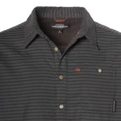 Grundens Steelhead Shirt LS -Grundens SteelheadFlannel IronStripe 04