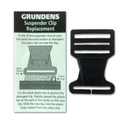 Grundens Replacement Clip For Fishing Bib Suspenders