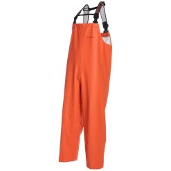 Grundens Clipper 116 Commercial Fishing Bib Pants -Grundens clipper 116 orange side