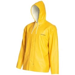 Grundens Clipper 82 Hooded Commercial Fishing Jacket 20 Grundens Clipper 82 Hooded Commercial Fishing Jacket -Grundens clipper 82 yellow side