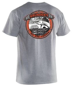 Grundens Billfish T-Shirt - Heather Grey