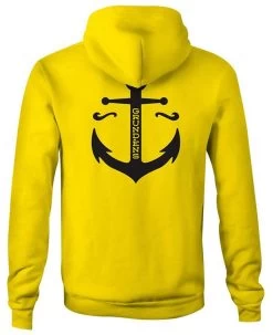 Grundens Displacement DWR Hoodie - Hi-Vis Yellow