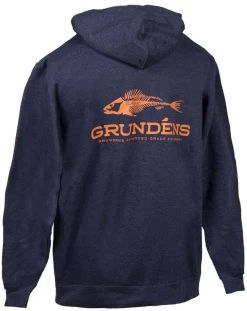 Grundens Mens Outdoor Logo Hooded Sweatshirt