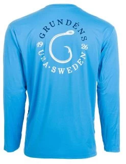 Grundens Tech Tee Long Sleeve Shirt - G-Hook Print