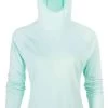 Grundens Womens Solstrale Hoodie - Blue Light