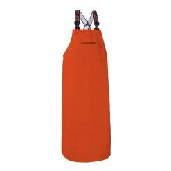 Grundens Shoreman Double Sided PVC Commercial Fishing Apron -Grundens sh95 orange f web